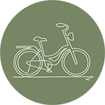 Cirkel_Lijn tekening fiets 150